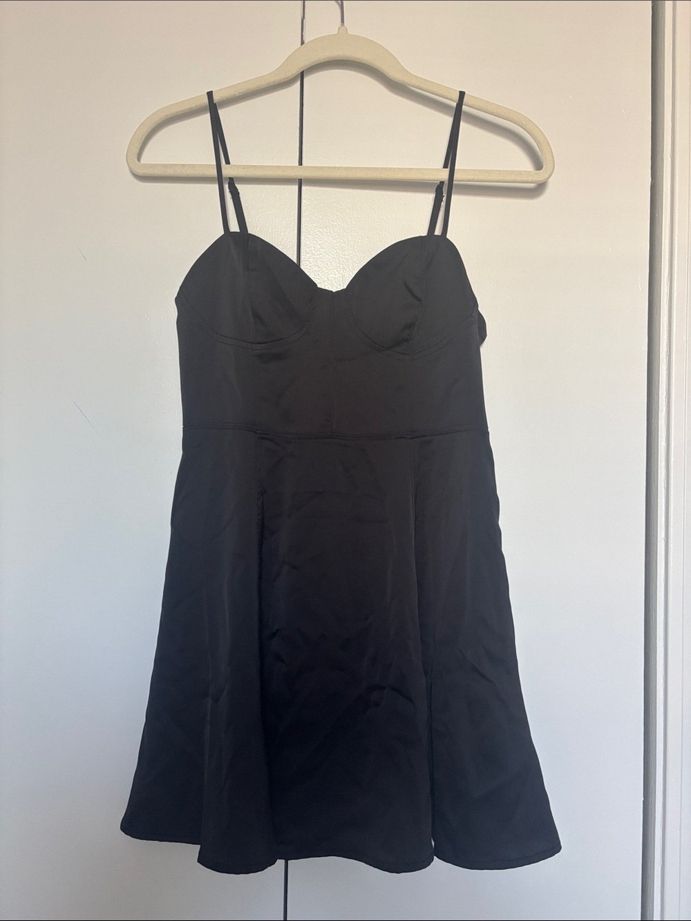 Urban Outfitters Black Spaghetti Strap Little Black Dress